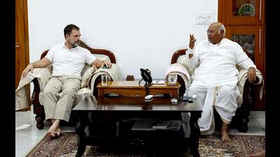JD(U) president Lalan Singh said that senior Congress leaders, Mallikarjun Kharge and Rahul Gandhi, have given their consent to be part of the first crucial meeting in Patna (ANI) JD(U) president Lalan Singh said that senior Congress leaders, Mallikarjun Kharge and Rahul Gandhi, have given their consent to be part of the first crucial meeting in Patna (ANI)