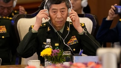 Chinese Defense Minister Gen. Li Shangfu (AP)