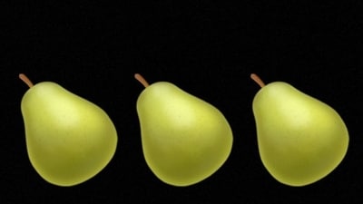 Pear emoji. (HT image.) Pear emoji. (HT image.)