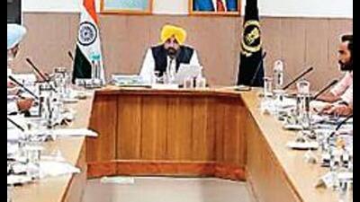 The Punjab cabinet, which met under the chairmanship of chief minister Bhagwant Mann in Mansa on Saturday, gave nod to regularise the services of over 14,000 contractual teachers The Punjab cabinet, which met under the chairmanship of chief minister Bhagwant Mann in Mansa on Saturday, gave nod to regularise the services of over 14,000 contractual teachers