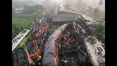 The triple-train accident in Odisha’s Balasore district on June 2 resulted in death of at least 288 and injury to 1,200 passengers. (File)