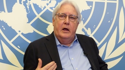 U.N. humanitarian aid coordinator Martin Griffiths (AP) U.N. humanitarian aid coordinator Martin Griffiths (AP)
