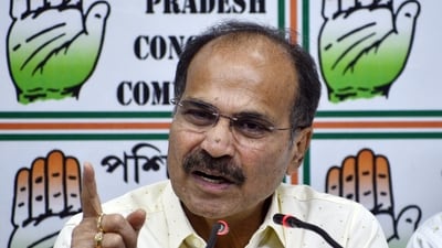 West Bengal Congress chief Adhir Ranjan Chowdhury. (ANI Photo) West Bengal Congress chief Adhir Ranjan Chowdhury. (ANI Photo)
