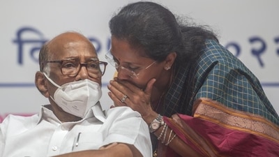 NCP chief Sharad Pawar and MP Supriya Sule. (File) NCP chief Sharad Pawar and MP Supriya Sule. (File)