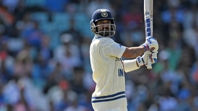 AB de Villiers was impressed with Rahane's batting, and took to his official Twitter profile to praise the India senior batter. (ANI) AB de Villiers was impressed with Rahane's batting, and took to his official Twitter profile to praise the India senior batter. (ANI)