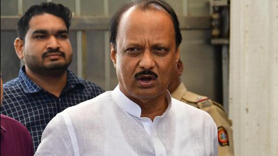 The senior party leader visited the NCP’s city unit office after the announcement was made by the party supremo Sharad Pawar. (HT FILE PHOTO)