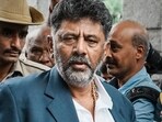 Karnataka deputy chief minister DK Shivakumar. Karnataka deputy chief minister DK Shivakumar.