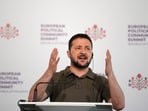 Ukraine's President Volodymyr Zelensky. 