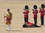 A member of royal gaurds collapsed due to scorching heat in London. A member of royal gaurds collapsed due to scorching heat in London.