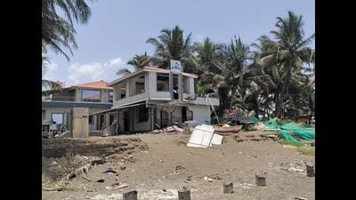 Beachfront resorts in Vasai-Virar under scanner; 4 demolished for flouting CRZ norms Beachfront resorts in Vasai-Virar under scanner; 4 demolished for flouting CRZ norms