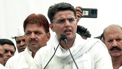 Congress leader Sachin Pilot addresses supporters. (ANI file) Congress leader Sachin Pilot addresses supporters. (ANI file)