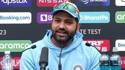India captain Rohit Sharma addresses a press conference in London (ANI) India captain Rohit Sharma addresses a press conference in London (ANI)