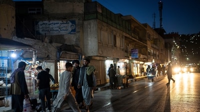 People gather in a street market late afternoon in Kabul, Afghanistan. (AP) People gather in a street market late afternoon in Kabul, Afghanistan. (AP)