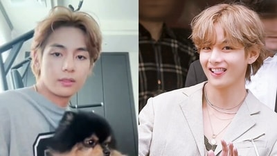 BTS' V is currently in Seoul. BTS' V is currently in Seoul.