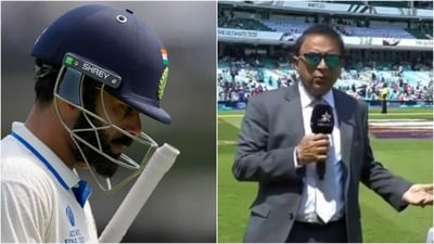 Sunil Gavaskar was absolutely furious over Virat Kohli's shot selection in the WTC final (ANI/Hotstar) Sunil Gavaskar was absolutely furious over Virat Kohli's shot selection in the WTC final (ANI/Hotstar)