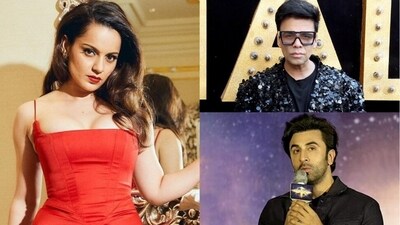 Kangana Ranaut slammed Karan Johar and Ranbir Kapoor.