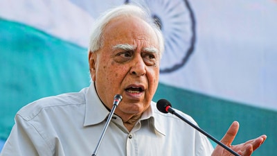 Rajya Sabha MP Kapil Sibal (PTI)