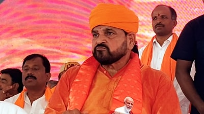 Former WFI chief Brij Bhushan Sharan Singh. (PTI) Former WFI chief Brij Bhushan Sharan Singh. (PTI)