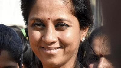 Pune, India - Dec. 9, 2018: Supriya Sule at the inauguration of Soniya Gandhi U-19 women T20 cricket championship at Nehru Stadium in Pune, India, on Sunday, December 9, 2018. (Photo by Sanket Wankhade/HT PHOTO) Pune, India - Dec. 9, 2018: Supriya Sule at the inauguration of Soniya Gandhi U-19 women T20 cricket championship at Nehru Stadium in Pune, India, on Sunday, December 9, 2018. (Photo by Sanket Wankhade/HT PHOTO)