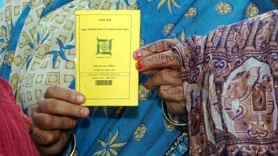 Ranchi, India ( FILE PIX) Different type of ration cards in Ranchi , India (Photo by Diwakar Prasad/ Hindustan Times) story by Sanjoy Dey