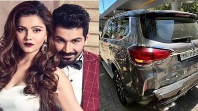 Rubina Dilaik shared an update after she met with a car accident.