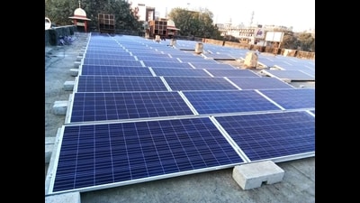 The officials monitoring the project said lithium-based solar batteries will be used at Magh Mela. (FOR REPRESENTATION) The officials monitoring the project said lithium-based solar batteries will be used at Magh Mela. (FOR REPRESENTATION)