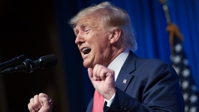 Former US president Donald Trump is seen. (AFP) Former US president Donald Trump is seen. (AFP)