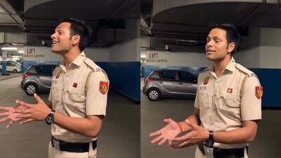 Rajat Rathor singing Vicky Kaushal and Sara Ali Khan’s Phir Aur Kya Chahiye. (Instagram/@rajat.rathor.rj)