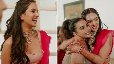 Patralekhaa shared inside pics from Ira Trivedi's mehendi ceremony. Patralekhaa shared inside pics from Ira Trivedi's mehendi ceremony.