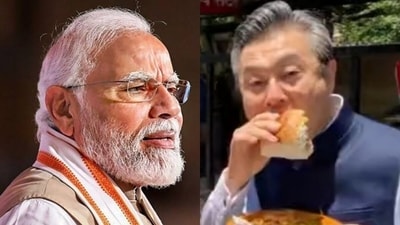 Prime Minister Narendra Modi and Japan's ambassador to India Hiroshi Suzuki. Prime Minister Narendra Modi and Japan's ambassador to India Hiroshi Suzuki.