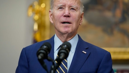 US President Joe Biden. (AP)