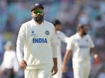 Rohit Sharma walks off the pitch during WTC final