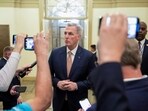 U.S. House Speaker Kevin McCarthy (R-CA) speaks to reporters on Capitol Hill in Washington, U.S., June 8, 2023. REUTERS/Amanda Andrade-Rhoades/