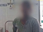 The Indian Army jawan's wife at a hospital. The Indian Army jawan's wife at a hospital.