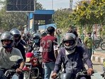The Delhi government’s notifications in February had banned the aggregators from offering any bike taxi services. (PTI)