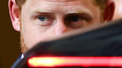 Prince Harry, Duke of Sussex, departs the Rolls Building of the High Court in London, Britain. (Reuters)