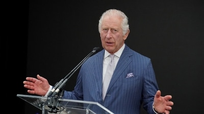 King Charles III is seen. (Reuters)