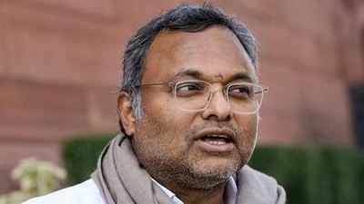 Congress MP Karti Chidambaram (File Photo) Congress MP Karti Chidambaram (File Photo)
