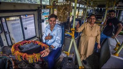 Despite the expansion of the Delhi Metro network, buses are still a very popular mode of public transportation in the Capital, with around 3.3 million people travelling on DTC-operated vehicles every day. The women currently in the DTC fleet have had encouraging experiences over the past 10 months. (HT Archive) Despite the expansion of the Delhi Metro network, buses are still a very popular mode of public transportation in the Capital, with around 3.3 million people travelling on DTC-operated vehicles every day. The women currently in the DTC fleet have had encouraging experiences over the past 10 months. (HT Archive)