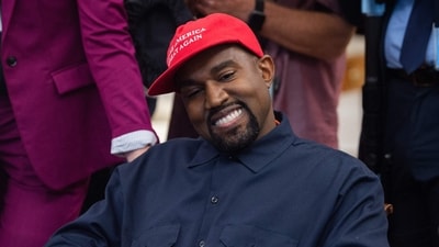 Kanye West speaks in the Oval Office of the White House in Washington (Photo by SAUL LOEB / AFP) (AFP) Kanye West speaks in the Oval Office of the White House in Washington (Photo by SAUL LOEB / AFP) (AFP)