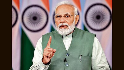 Prime Minister Narendra Modi on Monday. (ANI) Prime Minister Narendra Modi on Monday. (ANI)