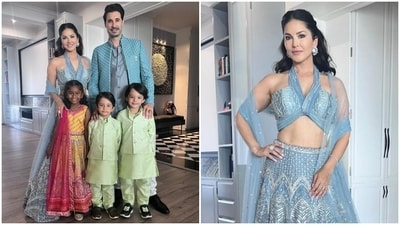 Actor Sunny Leone attended filmmaker Vikram Bhatt's daughter Krishna Bhatt's wedding ceremony last night. Krishna tied the knot with her longtime beau Vedant Sarda in Mumbai on Sunday. The event was a star-studded affair. Sunny arrived at the wedding venue with her family; her husband, Daniel Weber, and their kids, Nisha Kaur Weber, Asher Singh Weber and Noah Singh Weber. (Instagram) Actor Sunny Leone attended filmmaker Vikram Bhatt's daughter Krishna Bhatt's wedding ceremony last night. Krishna tied the knot with her longtime beau Vedant Sarda in Mumbai on Sunday. The event was a star-studded affair. Sunny arrived at the wedding venue with her family; her husband, Daniel Weber, and their kids, Nisha Kaur Weber, Asher Singh Weber and Noah Singh Weber. (Instagram)