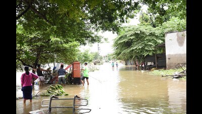 The city received heavy rains, causing floods in 2019, (HT PHOTO)