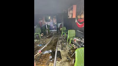The smoke-filled restaurant after a fire broke out around 1pm in Mohali on Monday. (HT File) The smoke-filled restaurant after a fire broke out around 1pm in Mohali on Monday. (HT File)