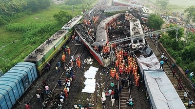 The train tragedy at Bahanaga Bazar railway station of Odisha’s Balasore district killed 275 passengers and injured over 1,200 (PTI)) The train tragedy at Bahanaga Bazar railway station of Odisha’s Balasore district killed 275 passengers and injured over 1,200 (PTI))