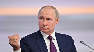Russian president Vladimir Putin is seen. (Reuters)
