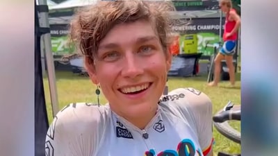 Transgender cyclist Austin Killips dominates North Carolina event, igniting debate over inclusion in women's sports. (Twitter) Transgender cyclist Austin Killips dominates North Carolina event, igniting debate over inclusion in women's sports. (Twitter)