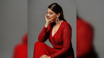 Sonali Bendre added a desi contemporary touch to her look and donned a red embellished sharara set. (Instagram/@sonalibendre) Sonali Bendre added a desi contemporary touch to her look and donned a red embellished sharara set. (Instagram/@sonalibendre)