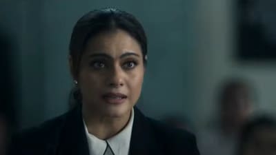 The Trial trailer: Kajol in a still from the upcoming web series. The Trial trailer: Kajol in a still from the upcoming web series.