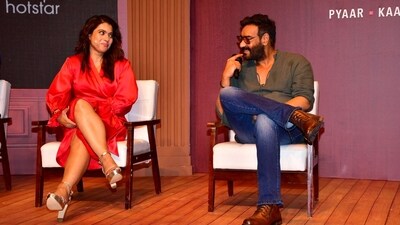 At the trailer launch, Kajol and Ajay Devgn were at their candid best. The actors spoke not only about the web series, but also reflected on their personal lives. Ajay also answered a question about Kajol as a wife. At the trailer launch, Kajol and Ajay Devgn were at their candid best. The actors spoke not only about the web series, but also reflected on their personal lives. Ajay also answered a question about Kajol as a wife.